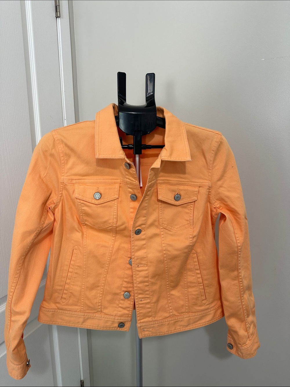 Talbots Peach Orange Kids' Denim Jacket